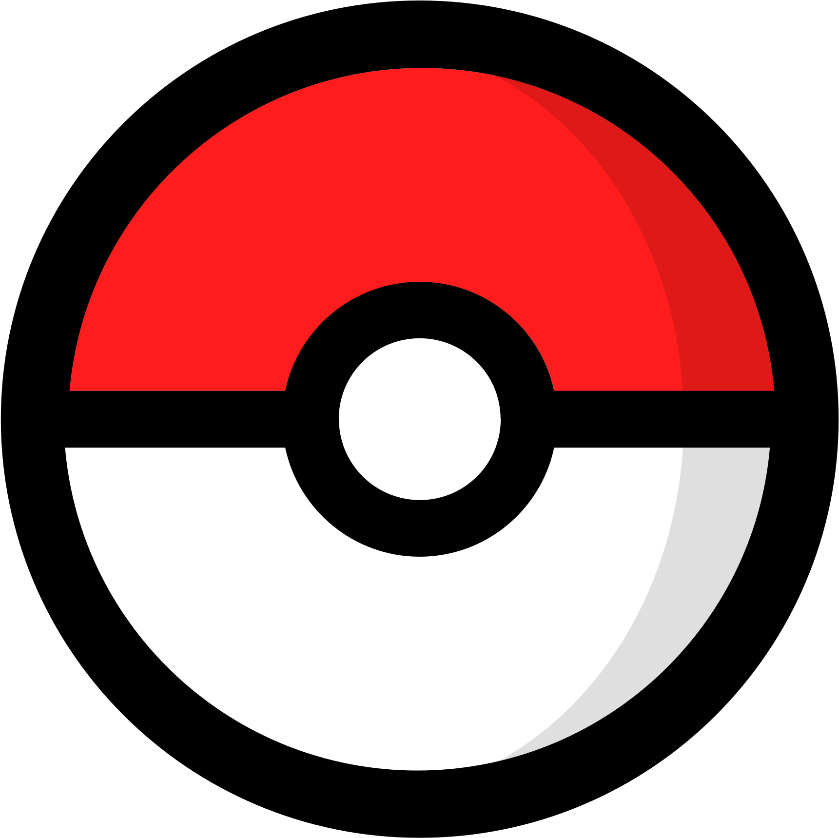 116kib, 2000x1996, 2000px-pok%c3%a9 Ball Icon - Pokeball Png (2000x1996), Png Download