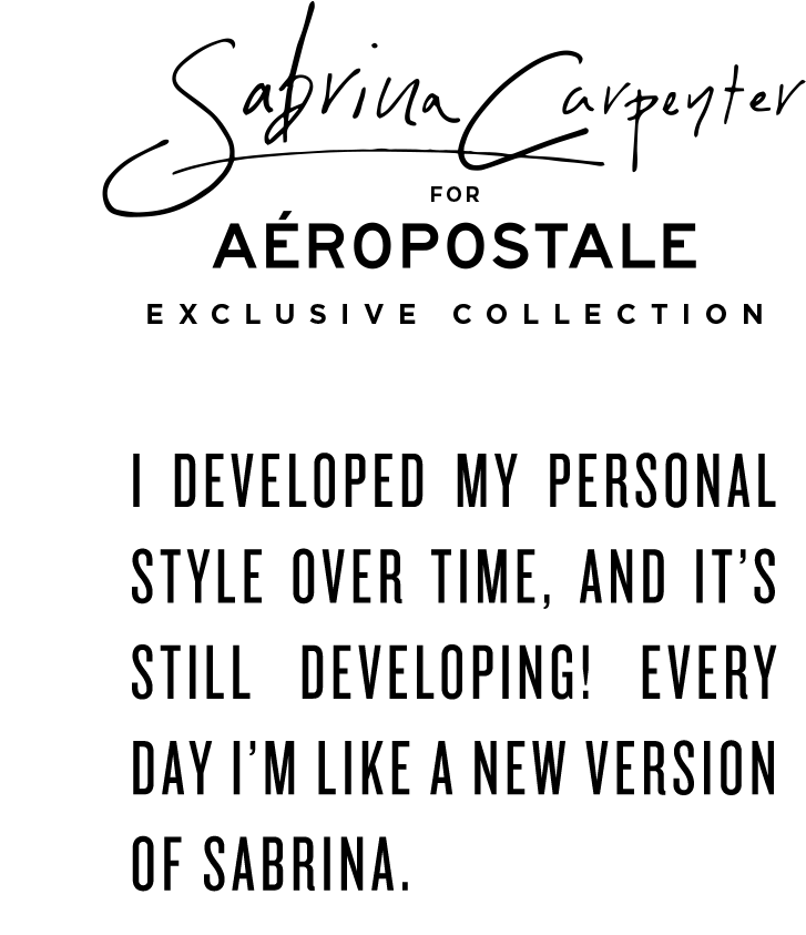 Sabrina Carpenter Clothing Collection Aeropostale - Clothing (958x846), Png Download