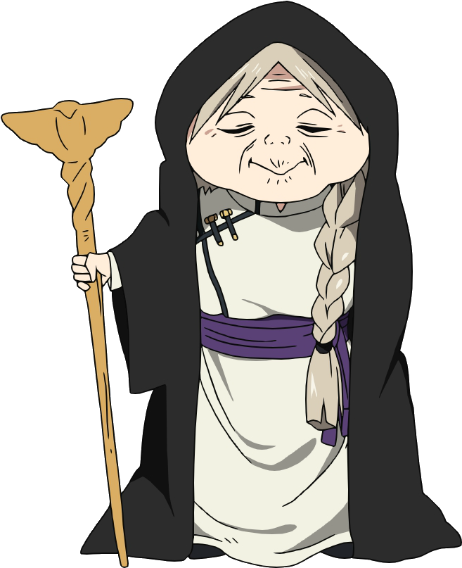 Anime Transparent Grandma - Magi Old Lady (675x815), Png Download
