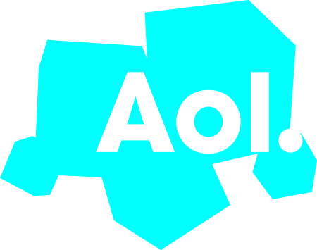 Aol Logo - Wholesale Customized Candy Jars With Logo - Can04 (purple (450x355), Png Download