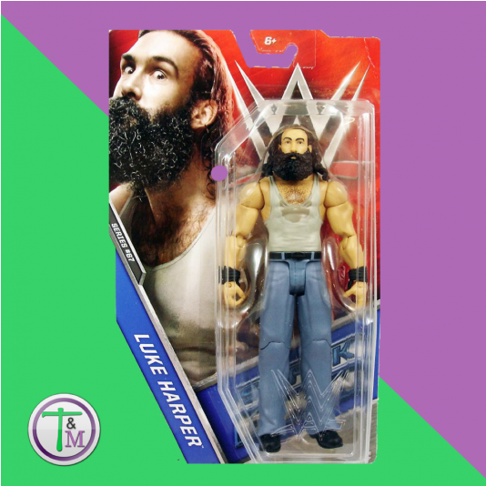 Wwe Basic Luke Harper Figure (533x800), Png Download