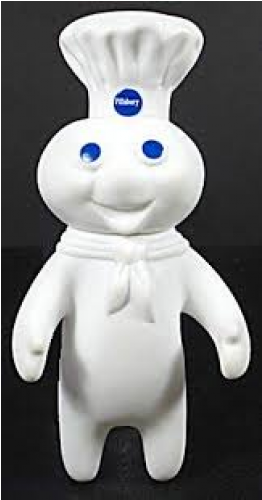 Pillsbury Doughboy Stuffed Animal (500x500), Png Download