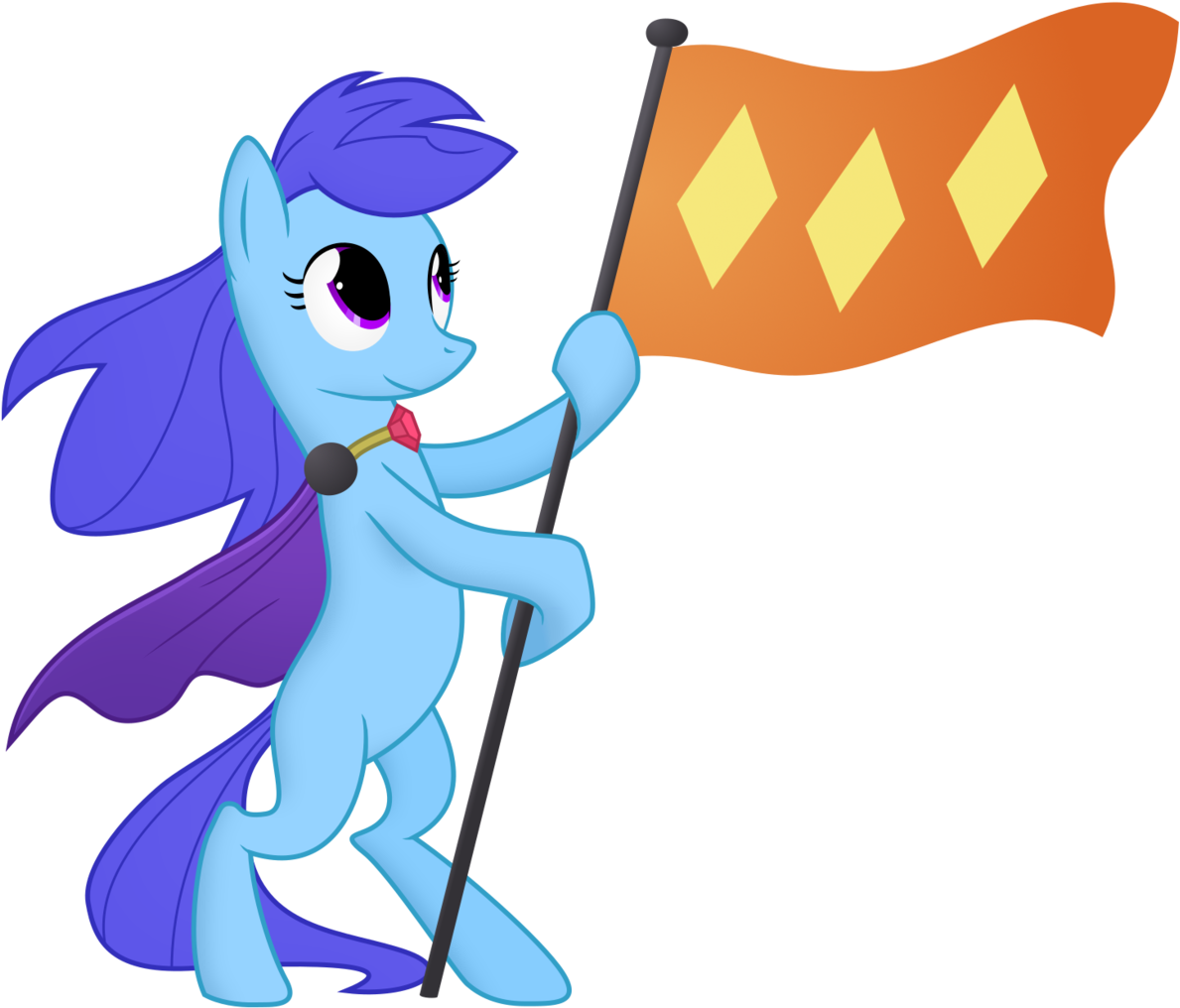 Bootsyslickmane, Bipedal, Blank Flank, Cape, Clothes, - Mlp Victory Statue (1196x1024), Png Download