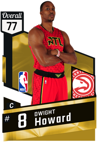 Dwight Howard Gold Card - Nba Live 18 Ultimate Team (325x475), Png Download
