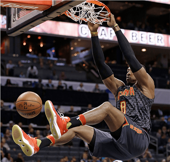 Nba Star Dwight Howard Pictured Dunking Basketball - Dwight Howard (940x545), Png Download