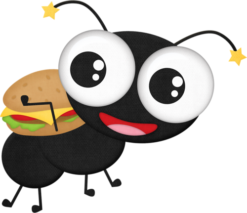 Black Ant - Formiguinha Pic Nic (500x431), Png Download
