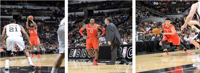 James Harden, Dwight Howard, Jeremy Lin - Houston Rockets (800x300), Png Download