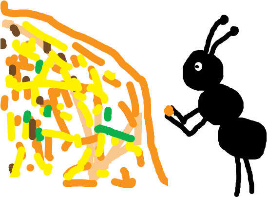 And So The Ants And The Grasshoppers Have Been Best - Illustration (910x470), Png Download