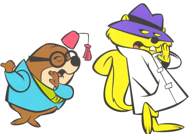 The Name Paul Frees With Mention Of His Collaborator - Secret Squirrel Cartoon (800x560), Png Download