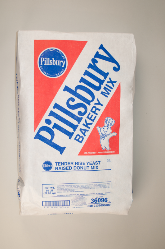 Pillsbury Tender Rise Yeast-raised Donut Mix 50lb - Bakers Sponge Cake Mix Pillsbury (800x800), Png Download