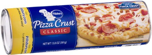 Pillsbury Classic Pizza Crust - 13.8 Oz Can (600x600), Png Download