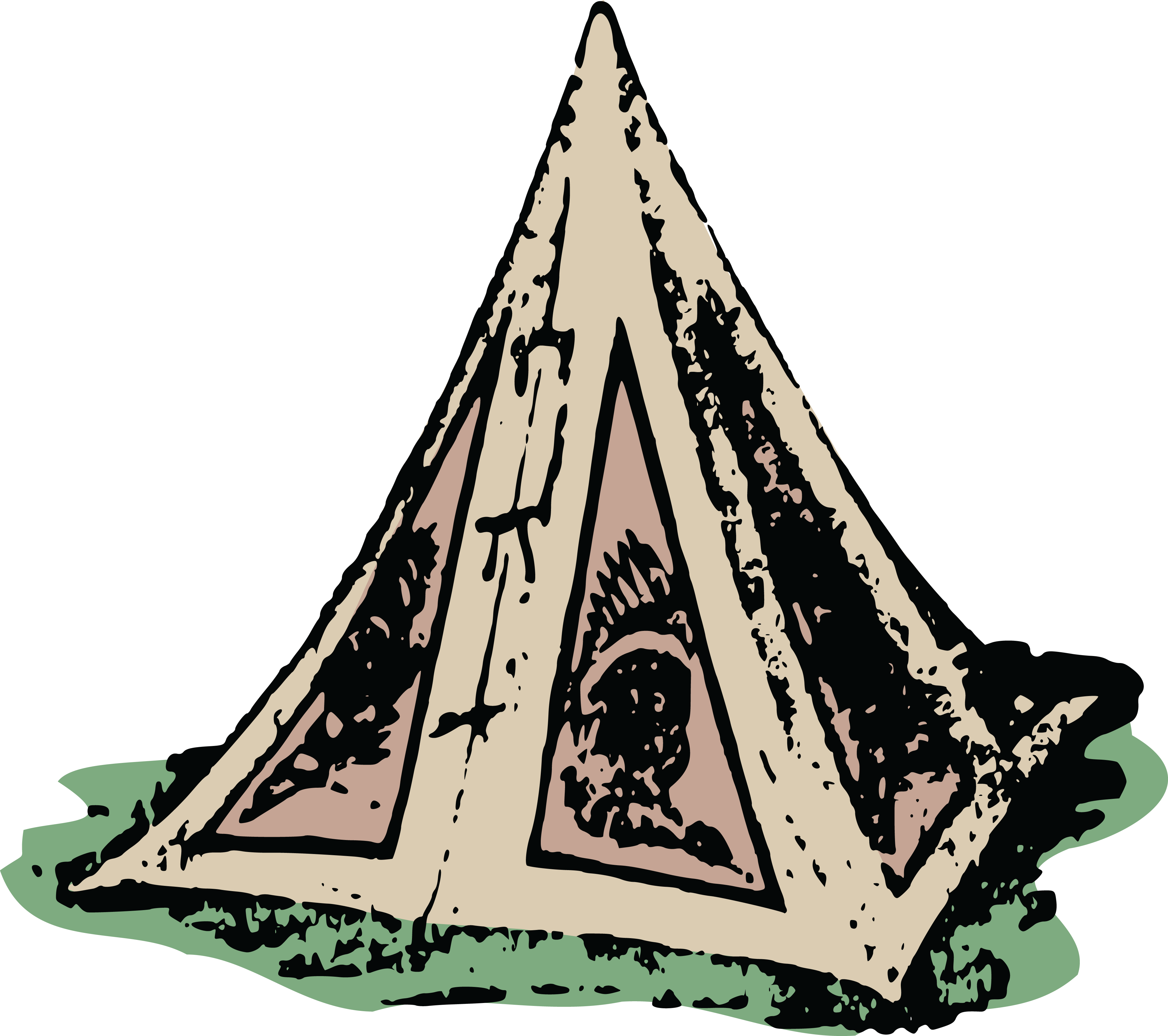 , , - Pyramid Tipi Clipart (4000x3547), Png Download
