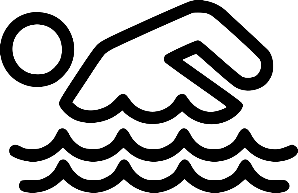 Swimming Person Svg Png Icon Free Download - Drawings Of A Person Swimming (980x634), Png Download