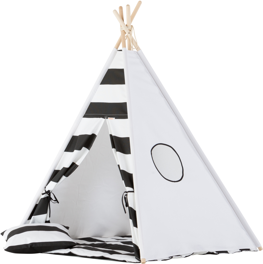Monochrome Stripes Teepee Set - Tipi (683x1024), Png Download