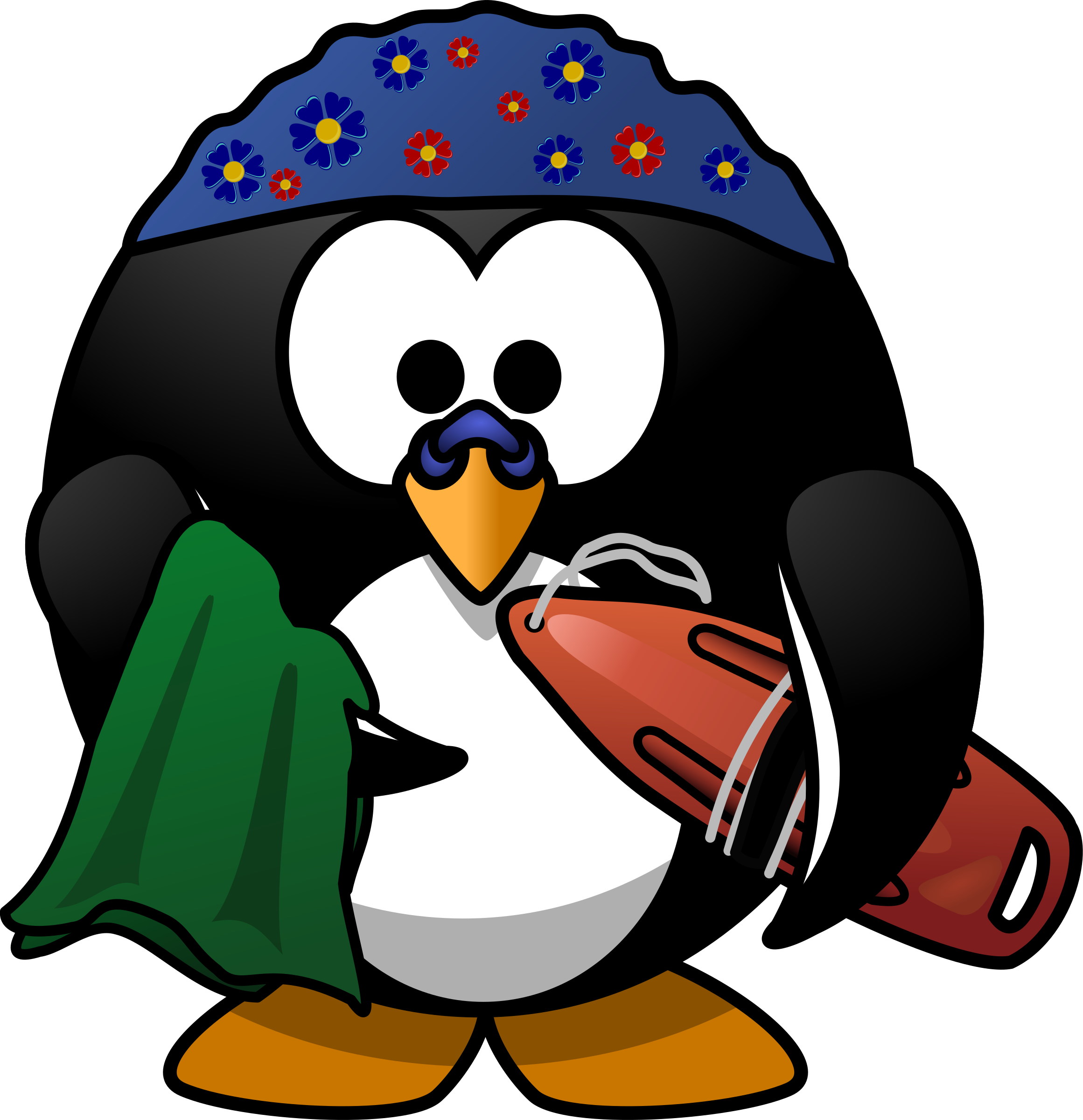Clipart - Swimmer Penguin - Penguin Swimming Clip Art (800x800), Png Download