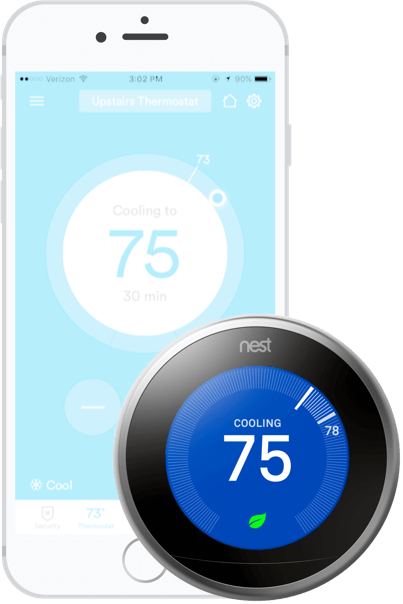 Change The Temperature Using The Panel, The App, Your - Nest 3rd Gen Learning Thermostat (403x604), Png Download