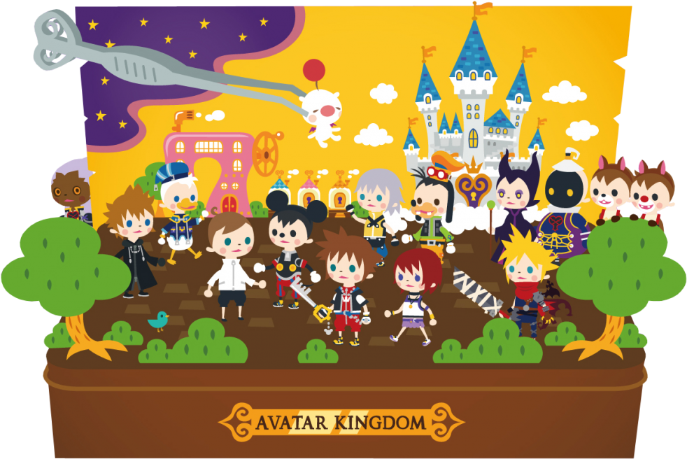 Kingdom Hearts Unchained Key Announced For Mobile Devices - Kingdom Hearts Mobile (1024x697), Png Download