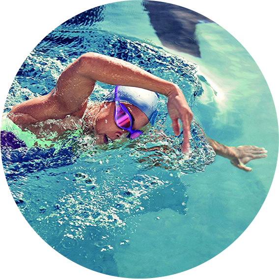 All Of This Is Possible But Only If You Swim To Your - Speedo Virtue Mirror Women's Goggles - One Size Purple/pink (568x568), Png Download
