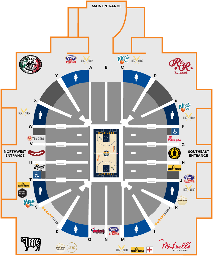 Level 3 - Vivint Smart Home Arena Food (850x1020), Png Download