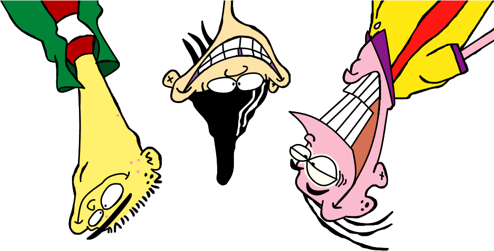 Ed, Edd N Eddy By Savagebolt95 - Ed Edd N Eddy And Courage The Cowardly Dog (1000x518), Png Download