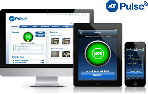 Adt Pulse Wireless Home Security - Adt Pulse (503x321), Png Download