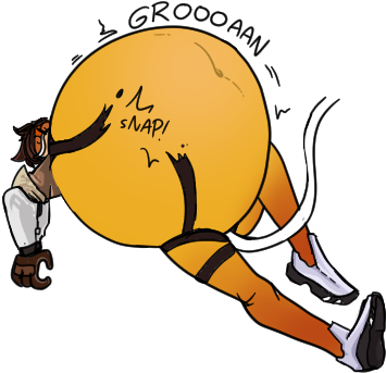 “ych Of Tracer From Overwatch For @noticing Things - Overwatch Tracer Belly Inflation Cum (396x378), Png Download
