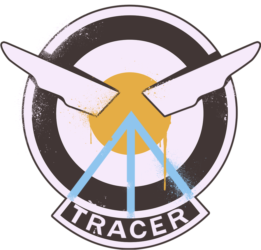 Overwatch Tracer Spray (894x893), Png Download