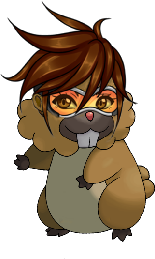 A Dream, You Say - Overwatch Transparent Art Tracer (400x625), Png Download