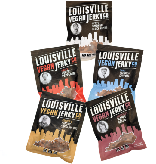 Louisville Vegan Jerky Sampler Pack (600x600), Png Download