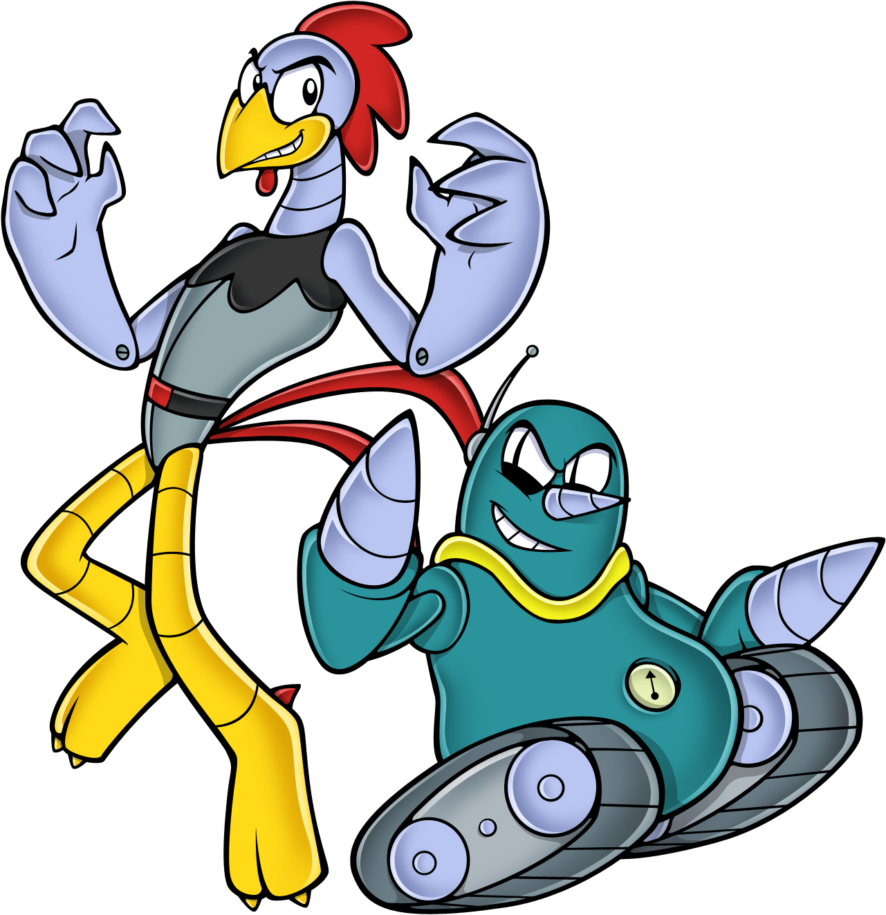 Robotnik's Sidekicks (1372x1396), Png Download