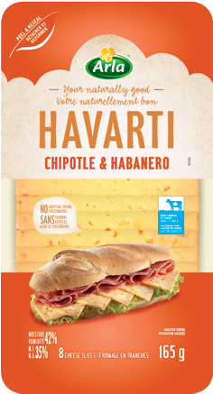 Slices Chipotle & Habanero 165 G - Arla Foods (400x640), Png Download