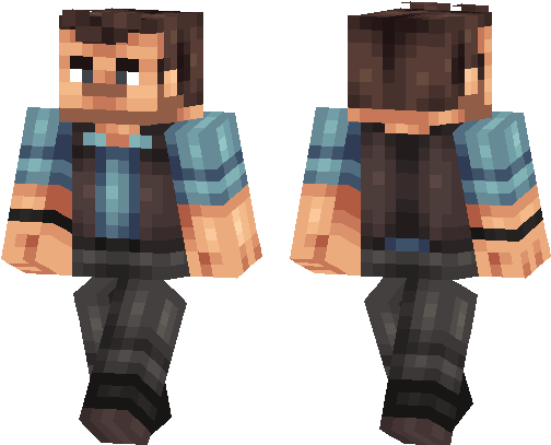 Minecraft Skin Anonymous Mask (538x437), Png Download