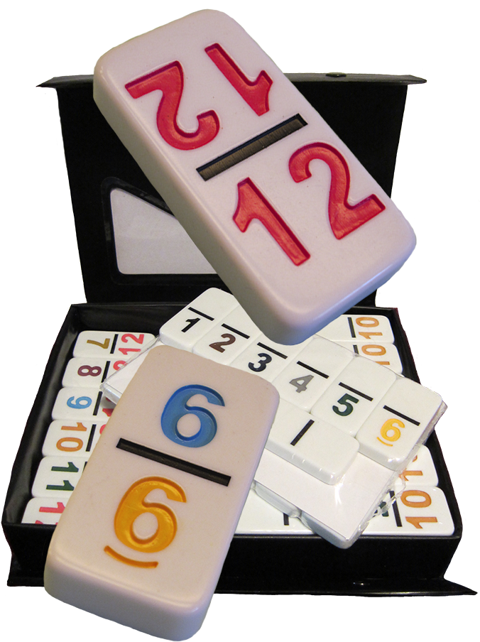 Double 12 Numbers Dominoes - Mexican Train Number Dominoes Value Set (703x926), Png Download