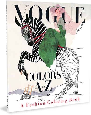Vogue Coloring Book (417x534), Png Download