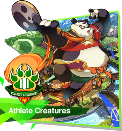 Athlete Creatures Big - Fight League Athlete Creatures (400x430), Png Download