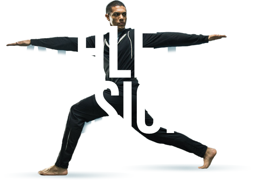 Athlete Doing Yoga Pose - Yoga (834x590), Png Download