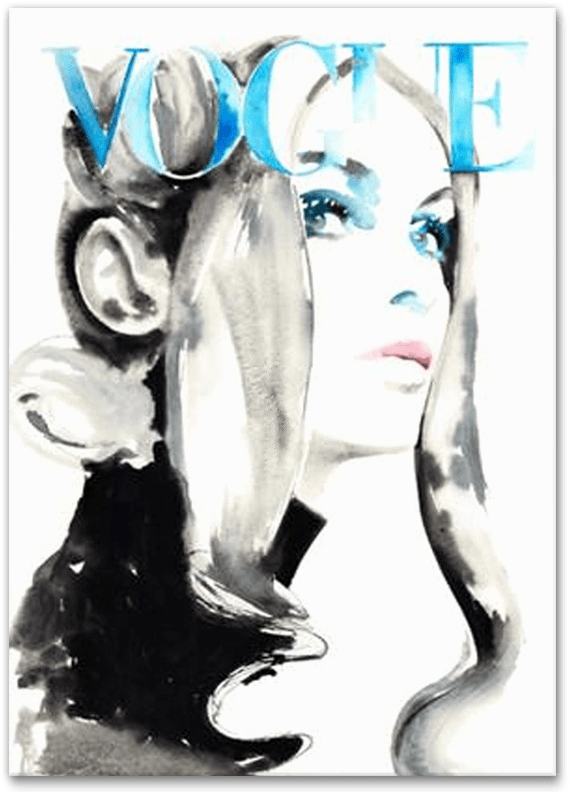 Canvas Print Art - Vogue (800x800), Png Download