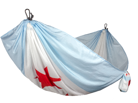 Chicago Flag Lightweight Hammock - Grand Trunk Flag Series Hammock (600x400), Png Download