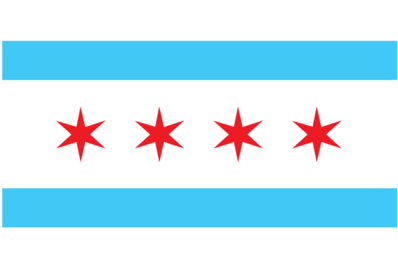 Chicago Flag Flags, Chicago, National Flag, Flag - Chicago (400x400), Png Download