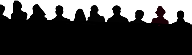 Defining A Real Estate Agent's Audience - Silhouette (664x200), Png Download