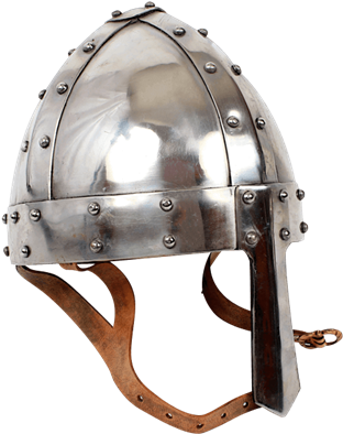 14 Gauge Steel Norman Helmet - Helmet (415x415), Png Download