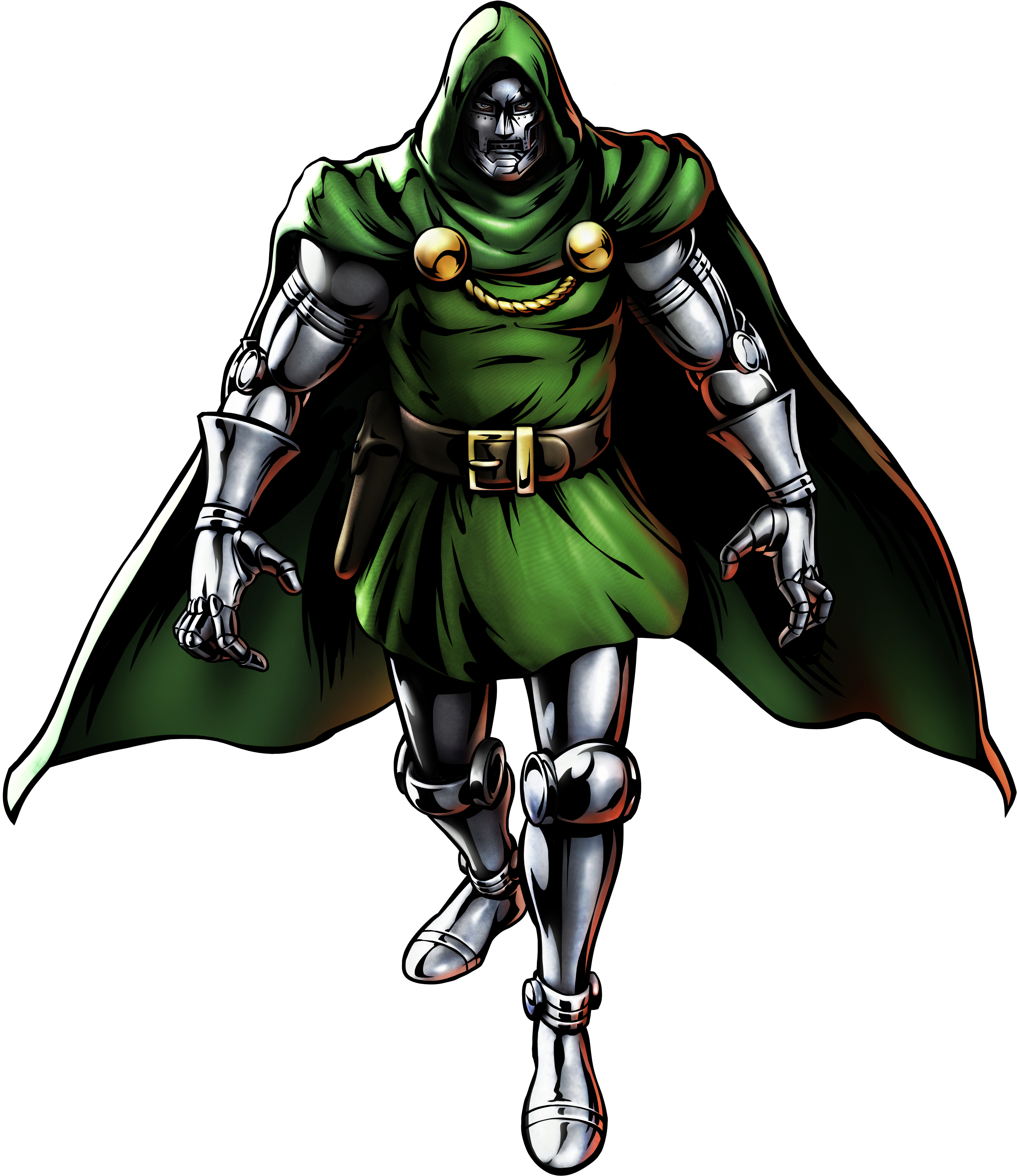 Doctor Doom Mvc3 - Doctor Doom Marvel Vs Capcom 3 (400x630), Png Download