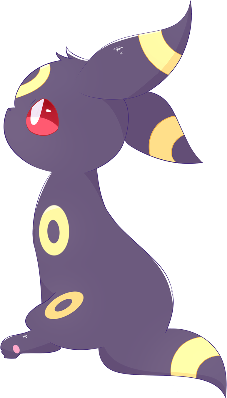 Umbreon Chibi (1000x1421), Png Download