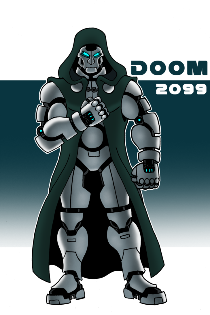 2099 By Https - 2099 Doctor Doom (729x1095), Png Download