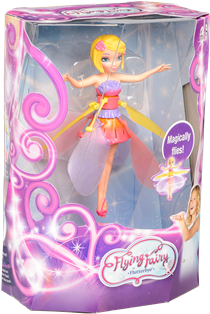 Flying Fairy Dukke Dawnid=632870&vid=144037 - Flutterbye Fairy Flying Fairies Dusk (571x313), Png Download