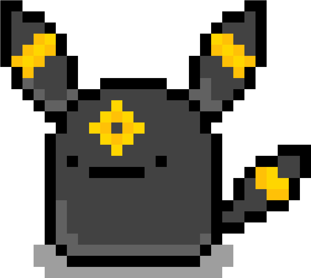 Umbreon Meep - Cartoon (1184x1184), Png Download