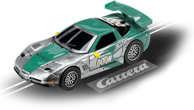 Chevrolet Corvette C5 R Doctor Doom - Carrera Ford Mustang Gt No.49 1/32 Slot Car (27488) (800x548), Png Download
