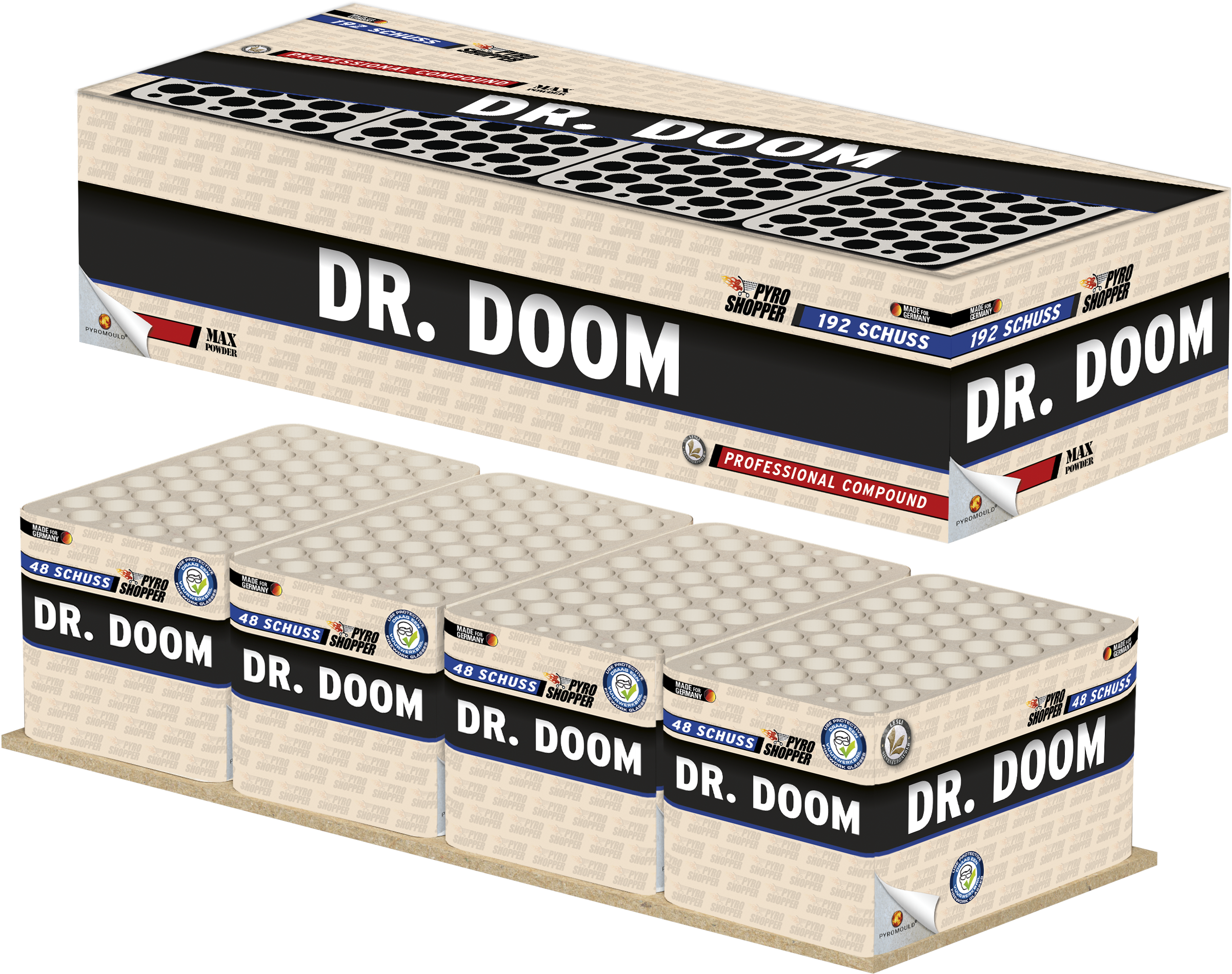 Lesli Dr - Doom - Firecracker (2500x2500), Png Download
