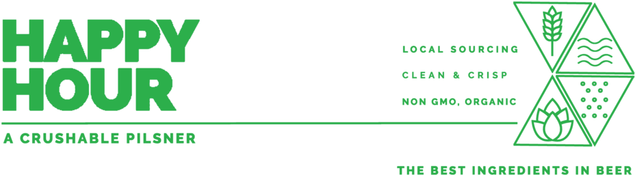 Happy Hour Lime Ingredient Triangles - Portable Network Graphics (1000x347), Png Download