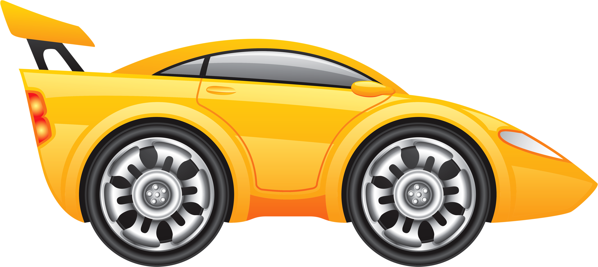 Flames Clipart Pinewood Derby Car - Green Car Clipart (2560x1162), Png Download